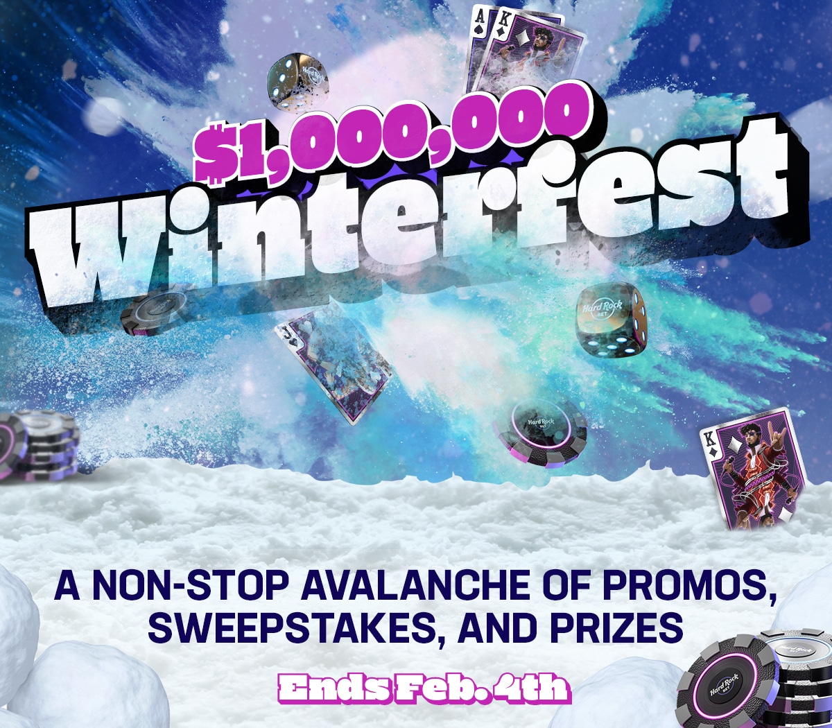 Hard Rock Bet’s MILLION DOLLAR Winterfest is on in New Jersey