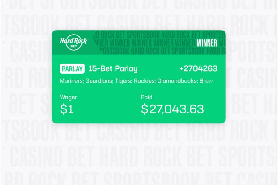 27k parlay on HRB