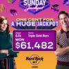 $01 to $61K jackpot