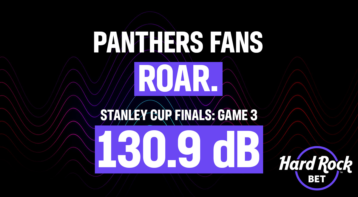 panthers fans roar: 130.9 db crowd