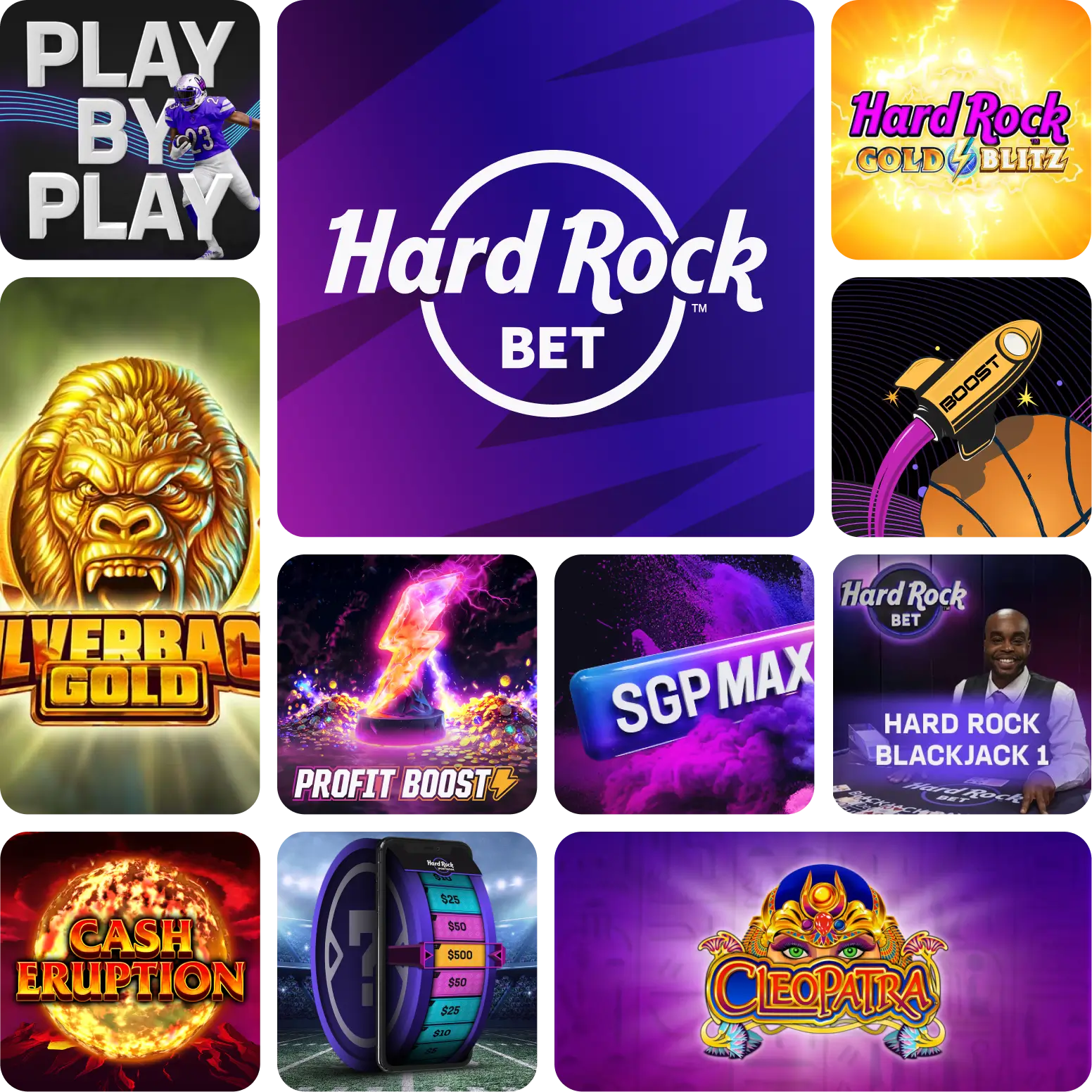 Hard Rock Bet and Casino Games