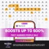 Screenshot of The Hundred: a new promotion offered at Hard Rock Bet