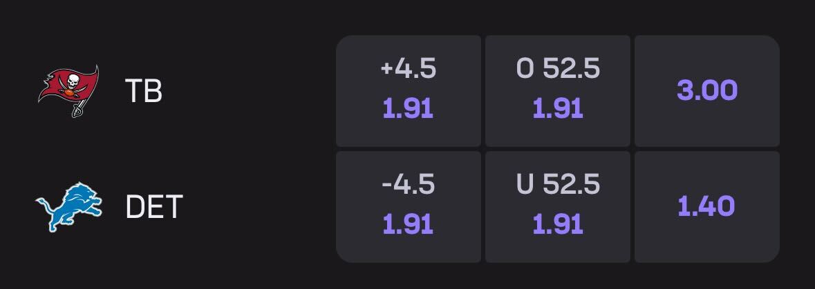 Decimal odds at Hard Rock Bet Sportsbook