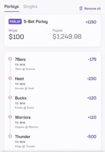 Crash Out Parlay 10/28