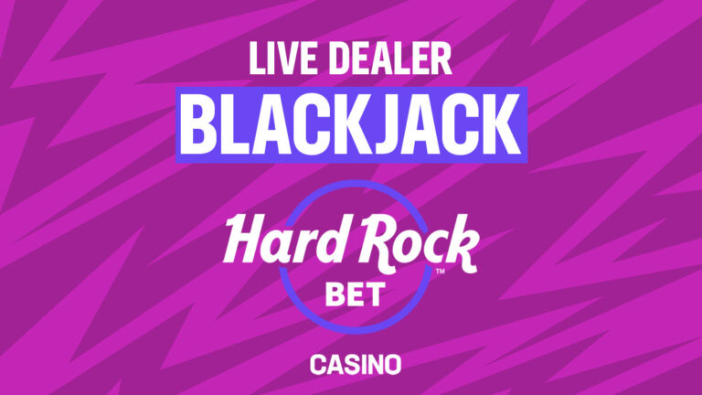 Live dealer blackjack at Hard Rock Bet Casino