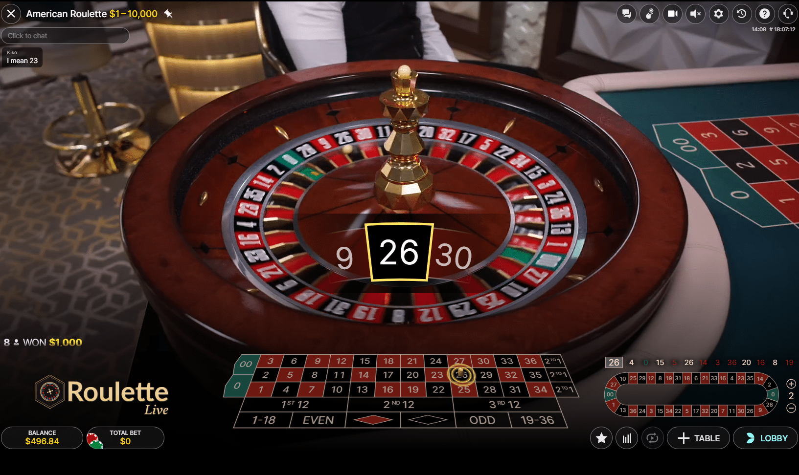 Live Dealer Roulette