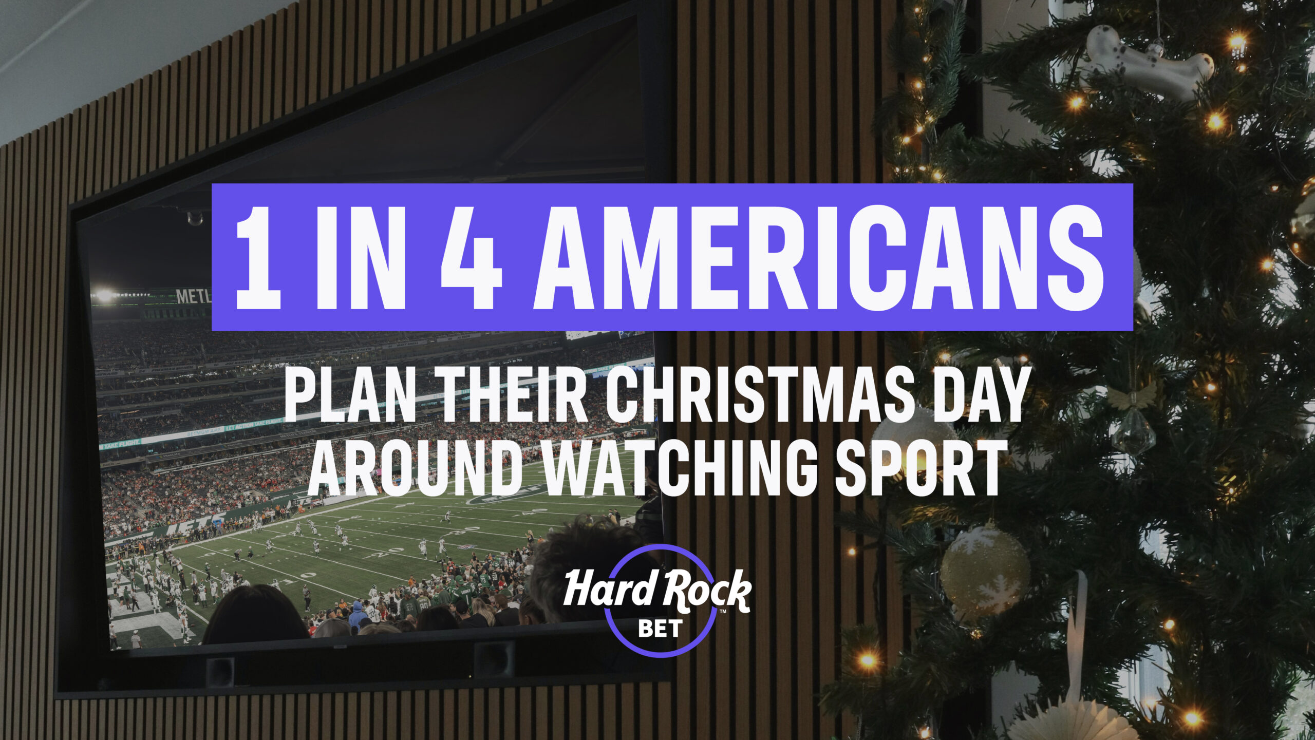 1 in 4 Americans plan Christmas around sports