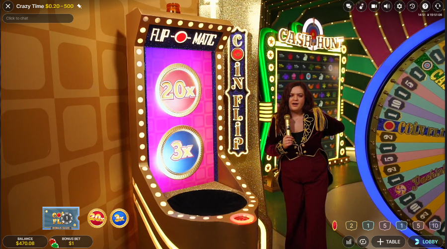 Crazy Time Coin Flip