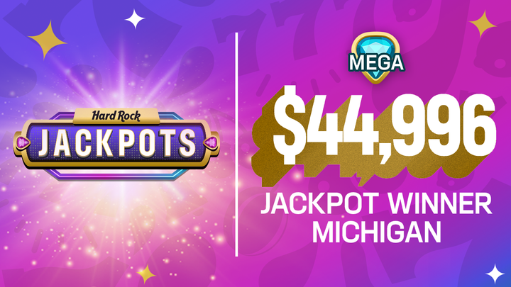 Hard Rock Bet Mega Jackpot winner