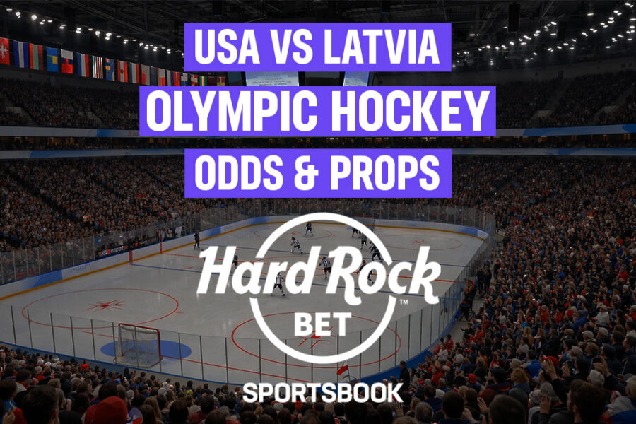 USA vs Latvia Olympic Hockey