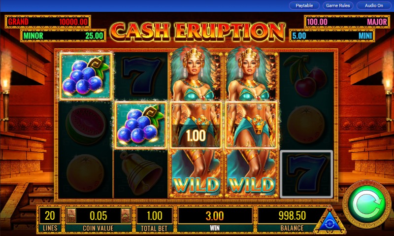 Cash Eruption - $3 win