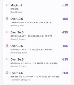 Club 520 Parlay 3/31