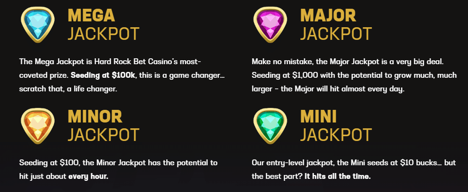 New Jersey progressive jackpots