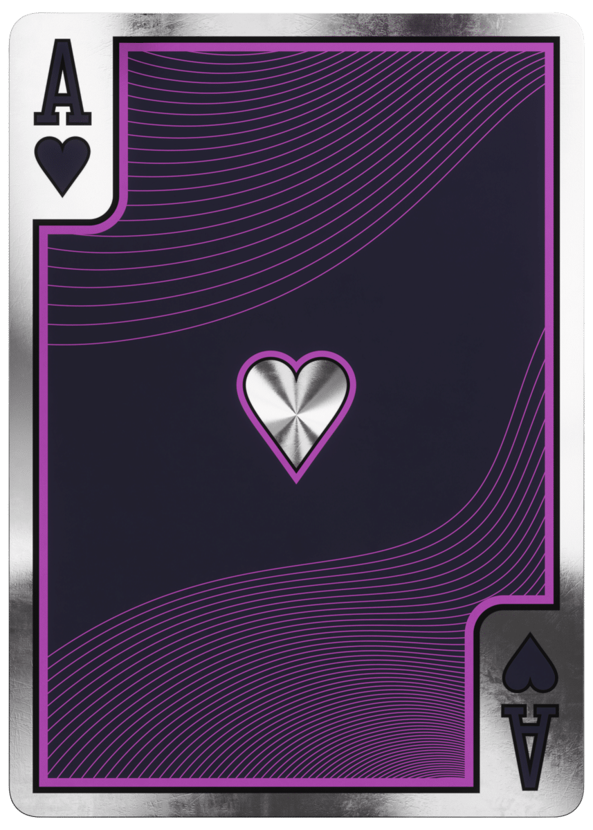 Ace of hearts card