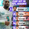 largest nfl dead cap hits