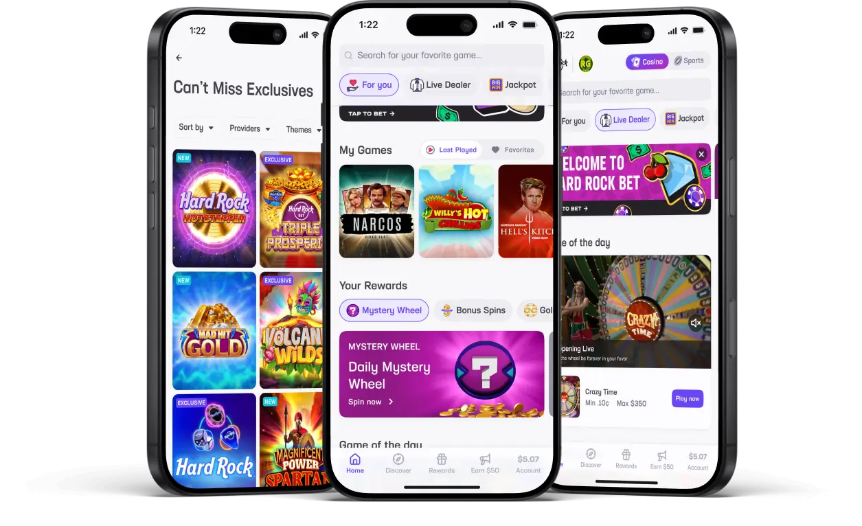 Interfejs mobilny kasyna na różnych urządzeniach