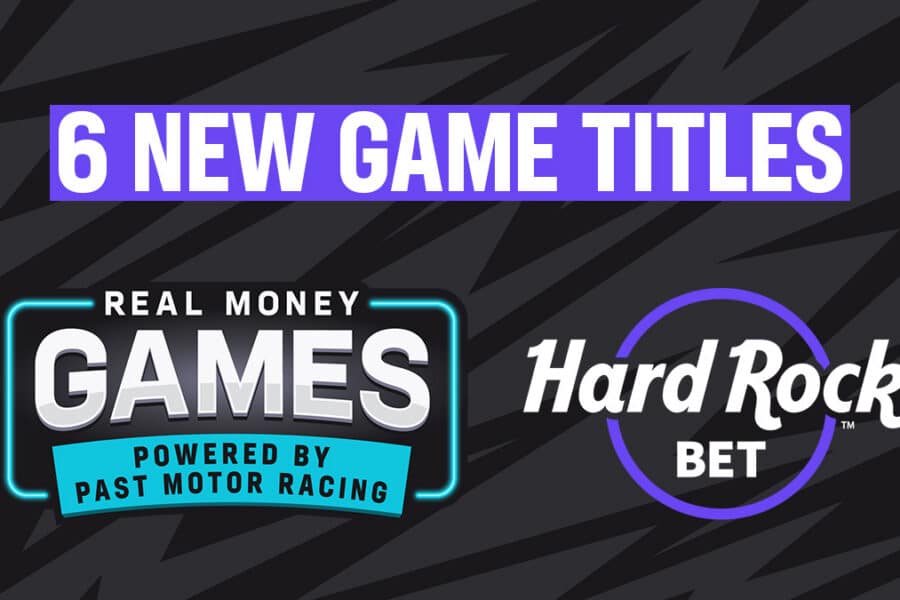 6 new real money games powered by past motor racing at Hard Rock Bet