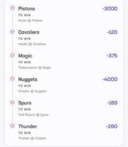 B Hen Parlay April 8