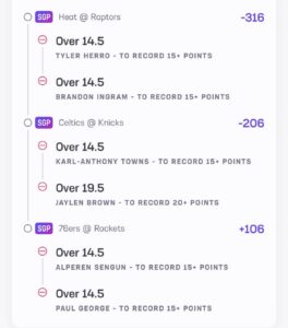 Club 520 Parlay April 9