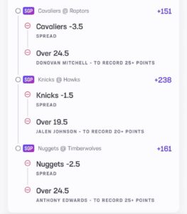 B Hen Parlay April 23