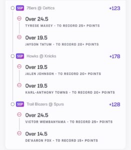 B Hen Parlay April 28