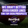 nfl draft betting over/under