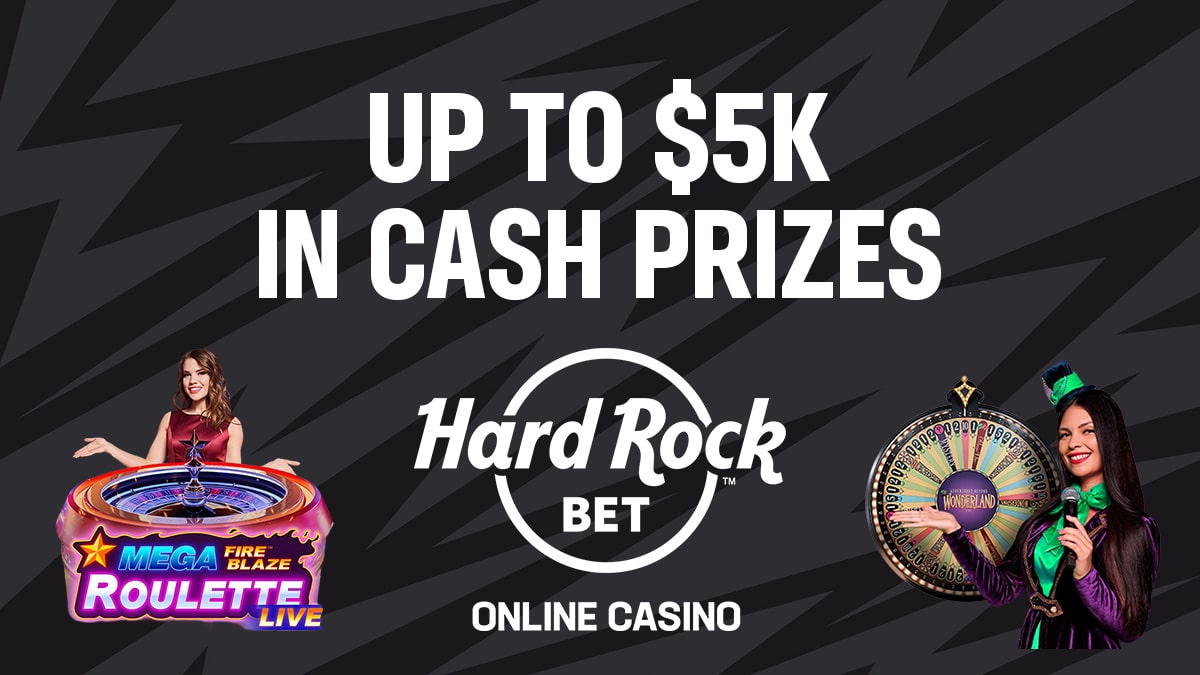 Up to $5K in Cash Prizes - Mystery Bonus at Hard Rock Bet Online Casino