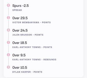 B Hen Parlay Game 3