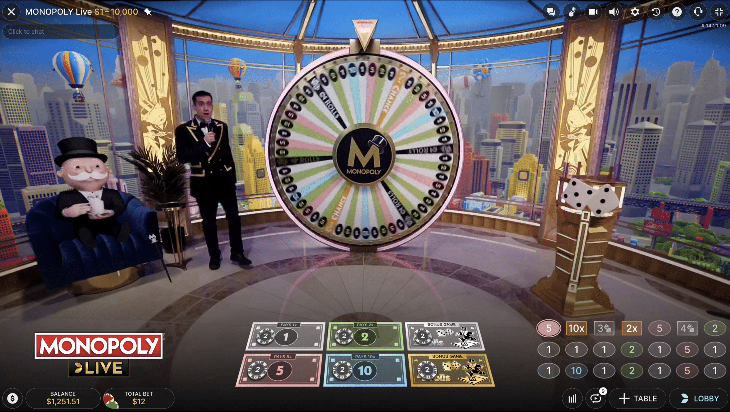 Monopoly Live - Wheel