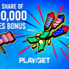 $1M Play and get in games bonus for 4th of july