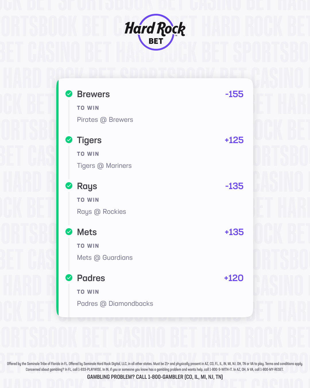 August 4 mlb parlay 3