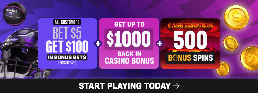 All customers Bet $5 Get $100 in bonus bets in game bonus powered by past motor racing