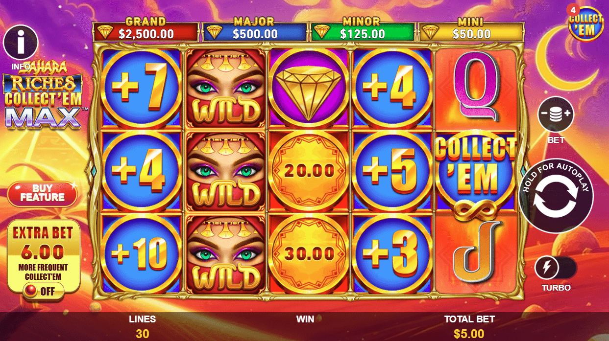 Sahara RIches Collect'Em Max