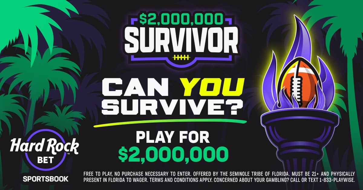 Hard Rock Bet $2 Million NFL Survivor Pool