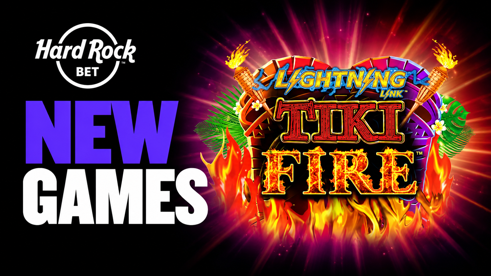 New games at Hard Rock Bet include Lightning Link Tiki Fire