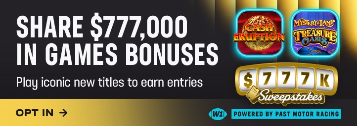 Share $777K in games bonuses. Play iconic new titles to earn entries