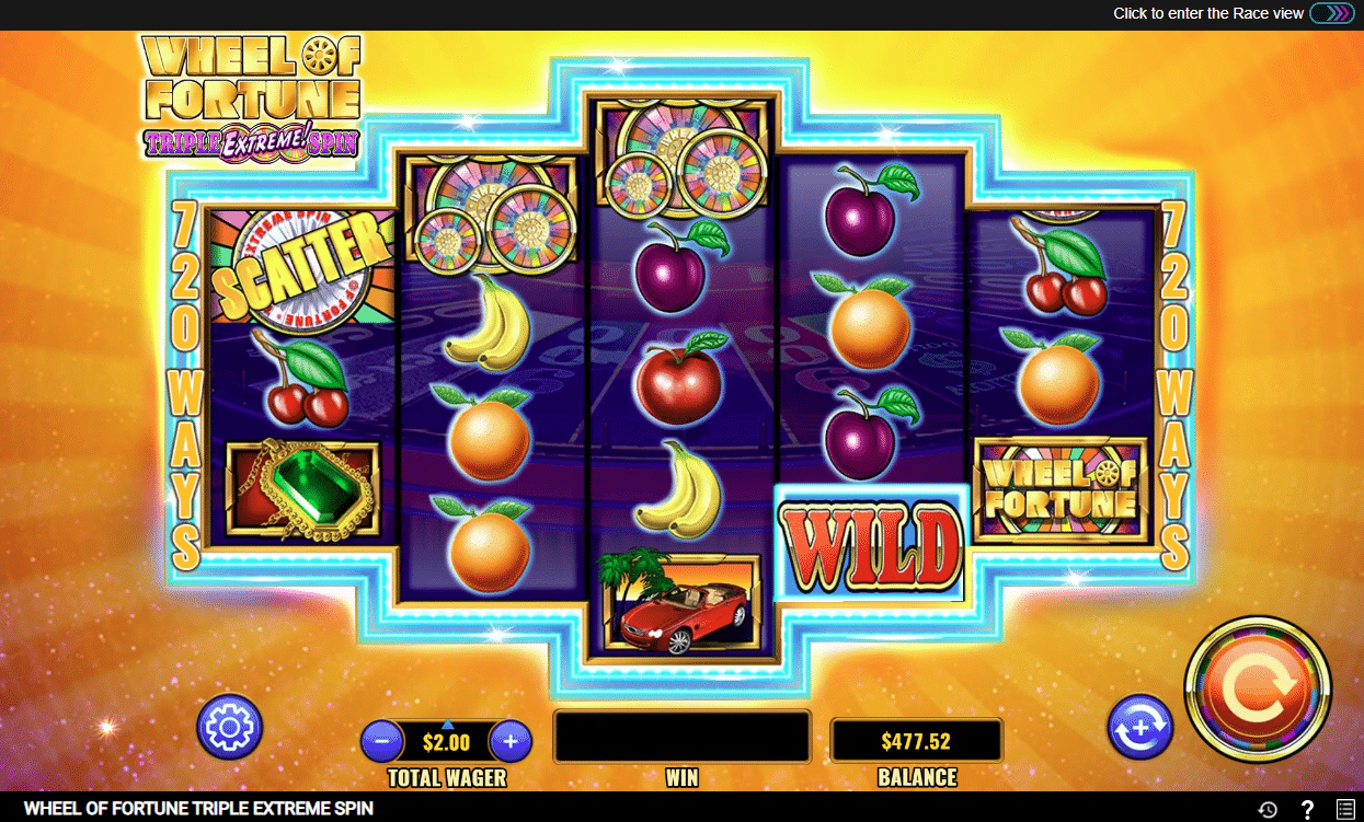 Wheel of Fortune Triple Extreme Spin powered by Past Motor Racing