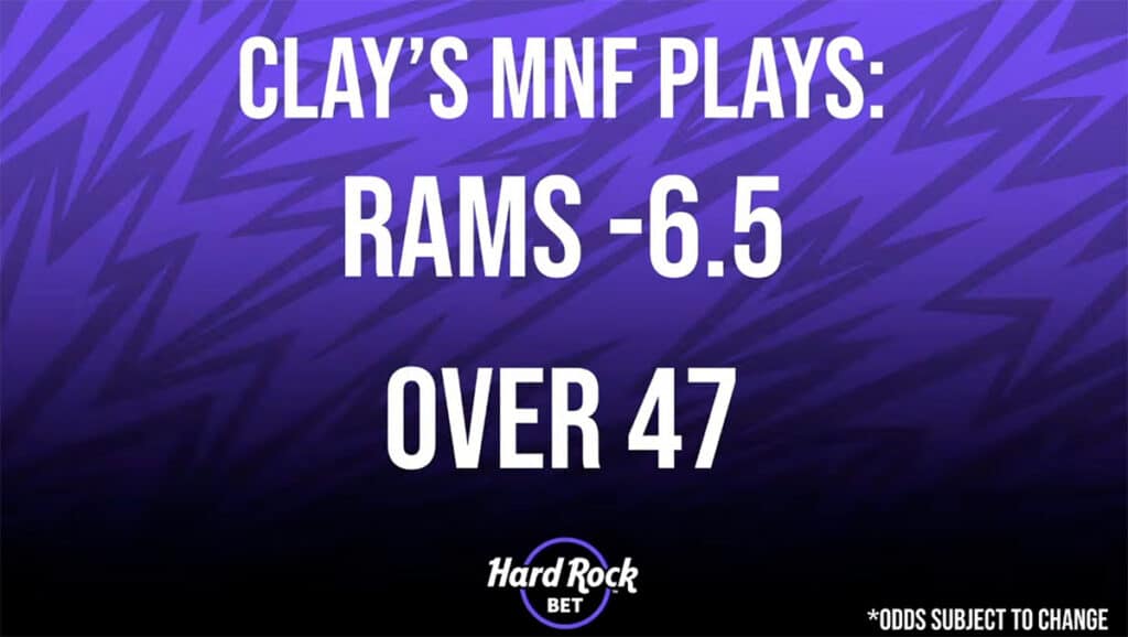 Clay Travis MNF picks