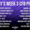 Clay Travis Week 3 College Football Picks 2026