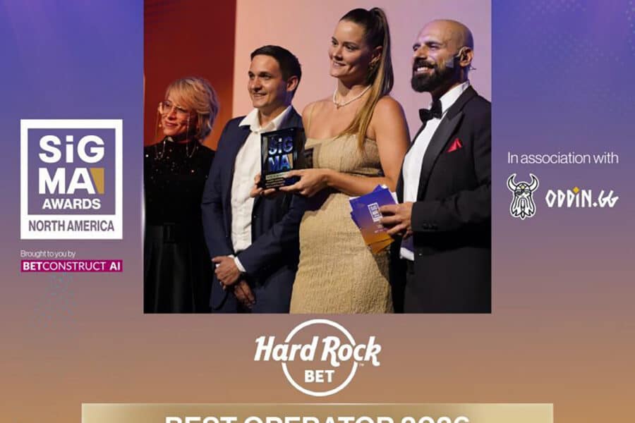 sigma award - best operator north America - hard rock bet