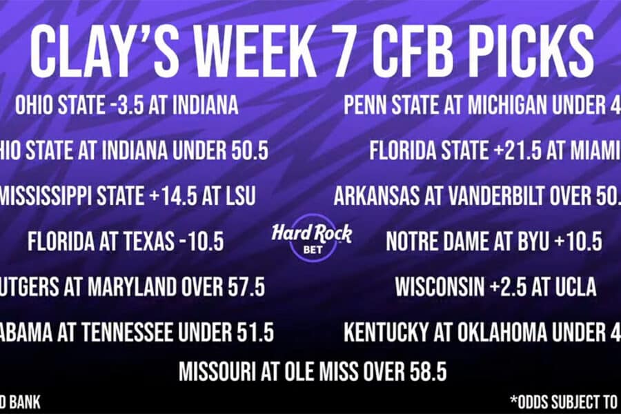 Clay Travis Week 7