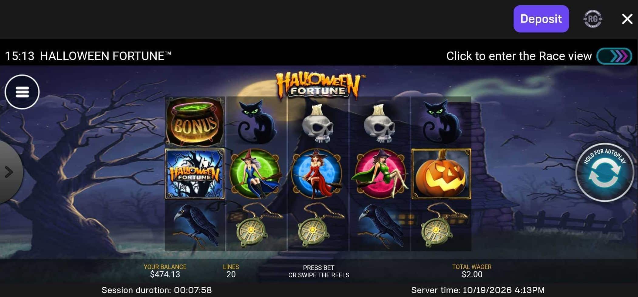 Halloween Fortune powered by Past Motor Racing