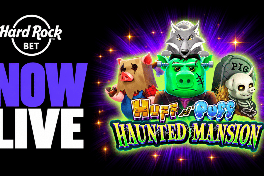 Now live at Hard Rock Bet - Huff n Puff Haunted Mansion
